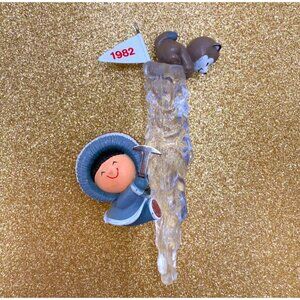 Vintage 1982 Hallmark Frosty Friends Ornament 3rd in Series Icicle No Box